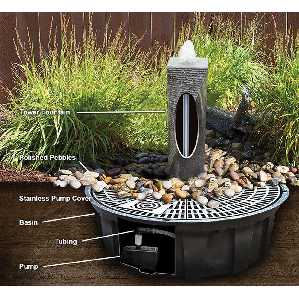 48" Achelous molded fountain basin - Outdoorartpross