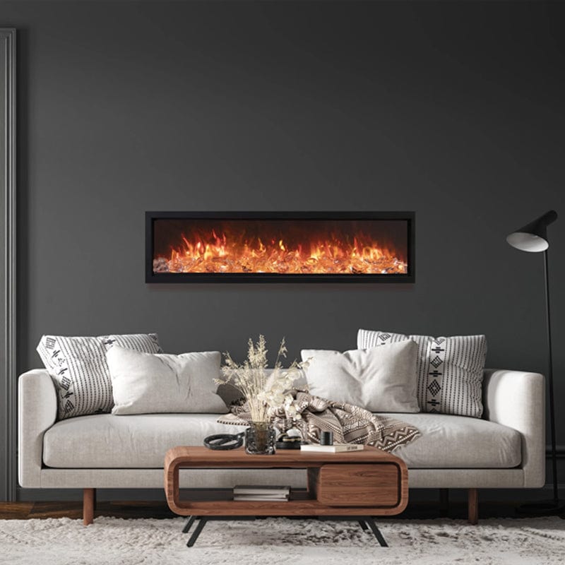 Amantii 50" BESPOKE Symmetry Smart Indoor | Outdoor Electric Fireplace
