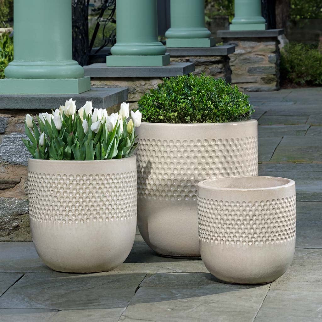 Banded Coin Pot Nested Set of 3 | Glazed Collection