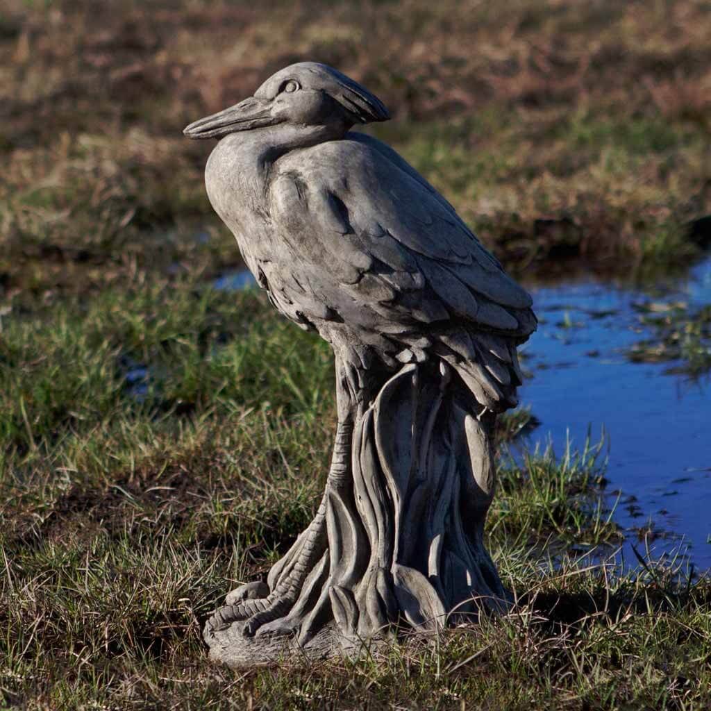 Egret Bird Garden Statue