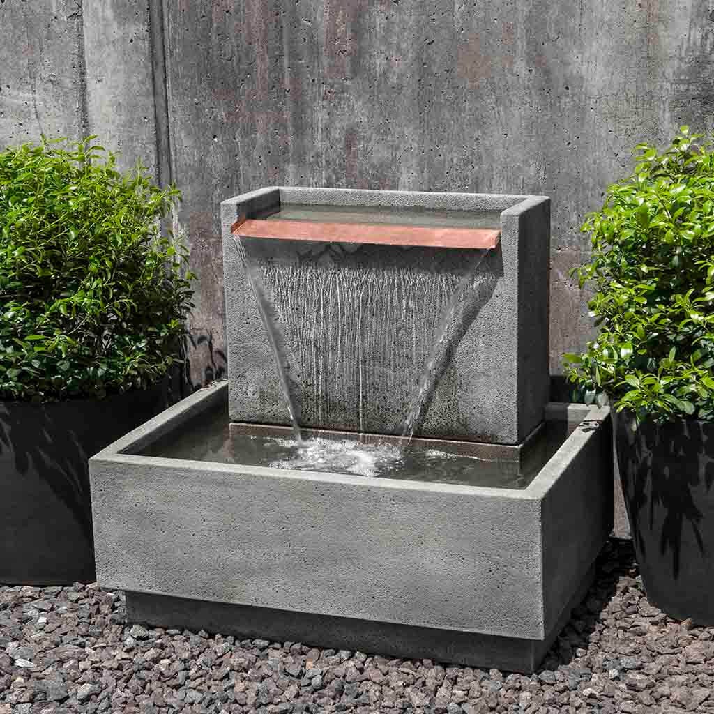 Falling Water II Garden Fountain