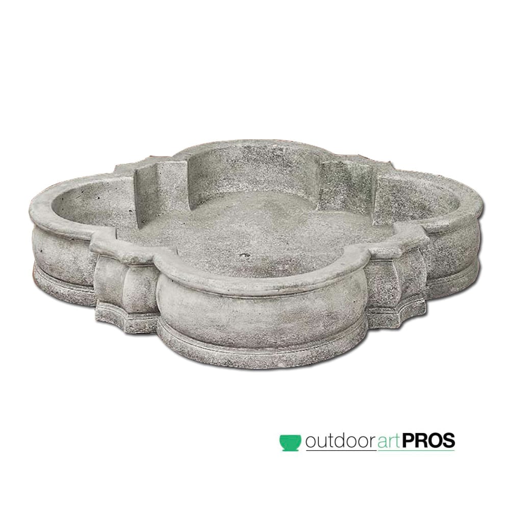Giannini Fountain Quadrifoil Basin - Outdoorartpross