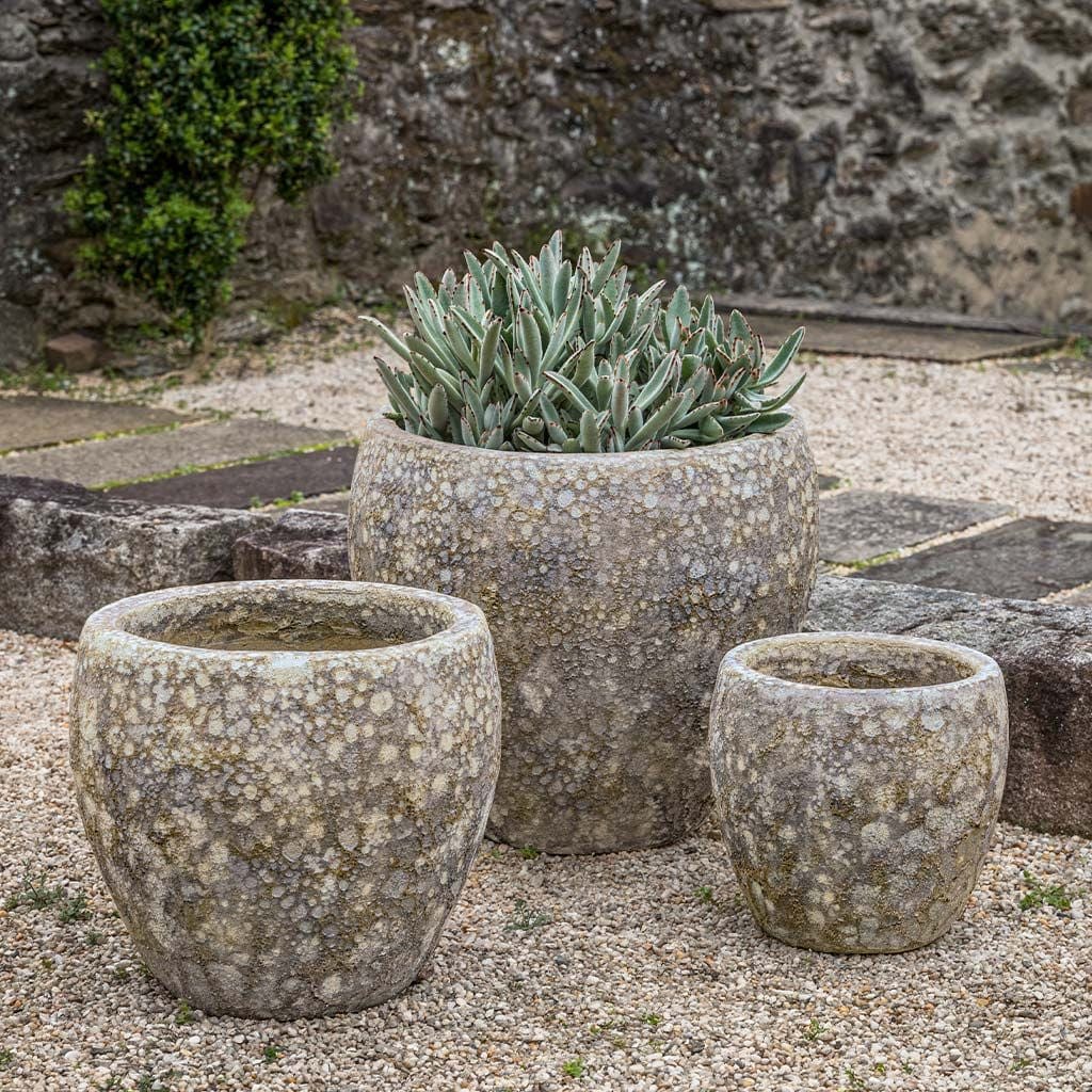 Symi Planter Set of 3 in Sahara Finish - Outdoorartpross