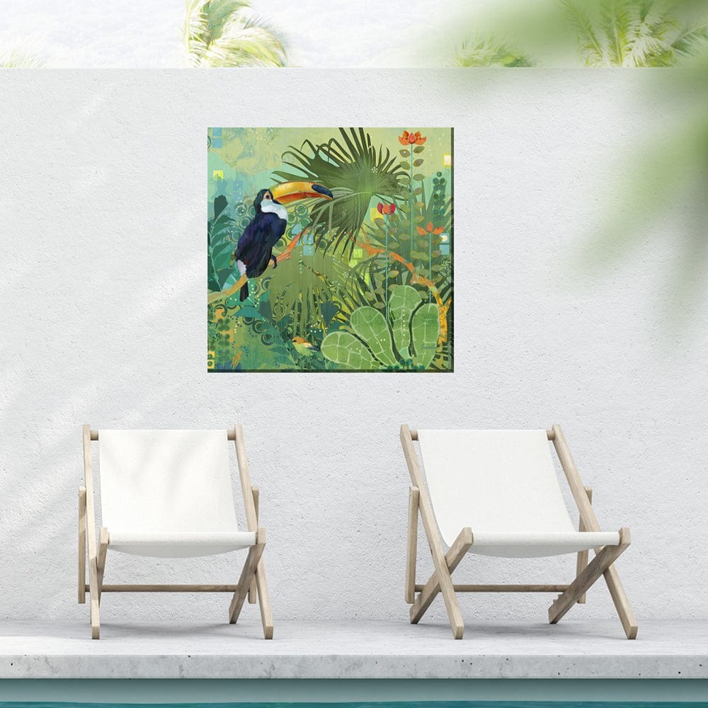 Toucan in Paradise  Canvas Wall Art