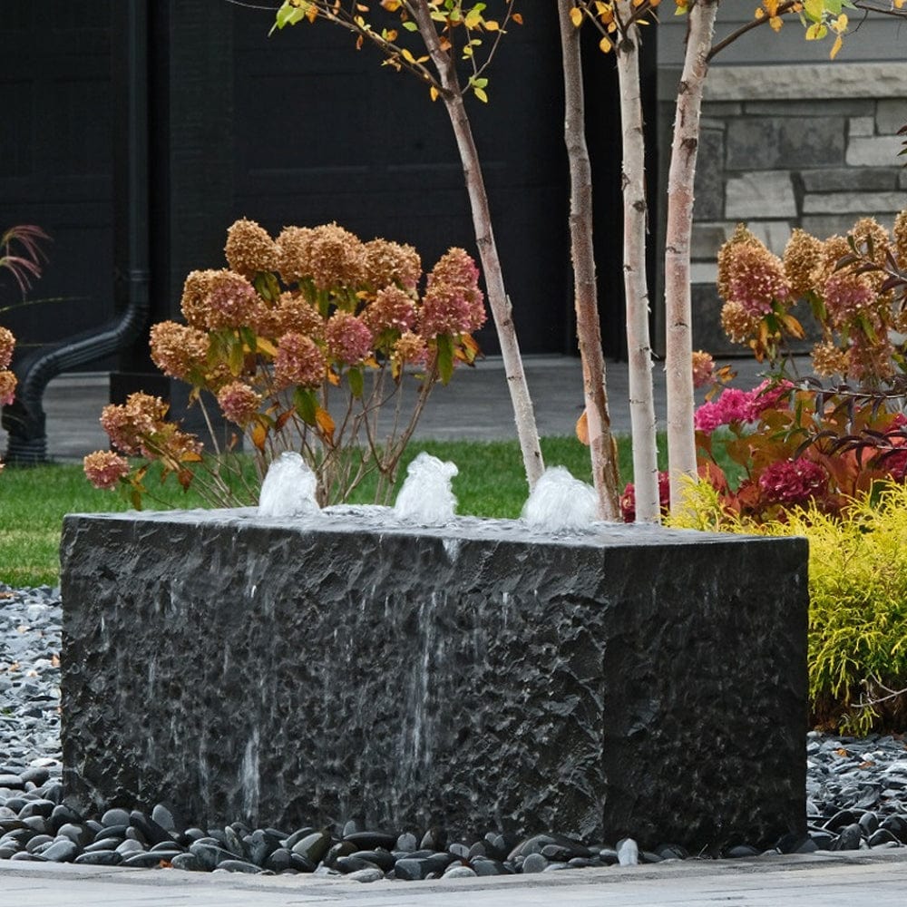 Triple Drilled Yasuyuki Stone Fountain - Outdoorartpross