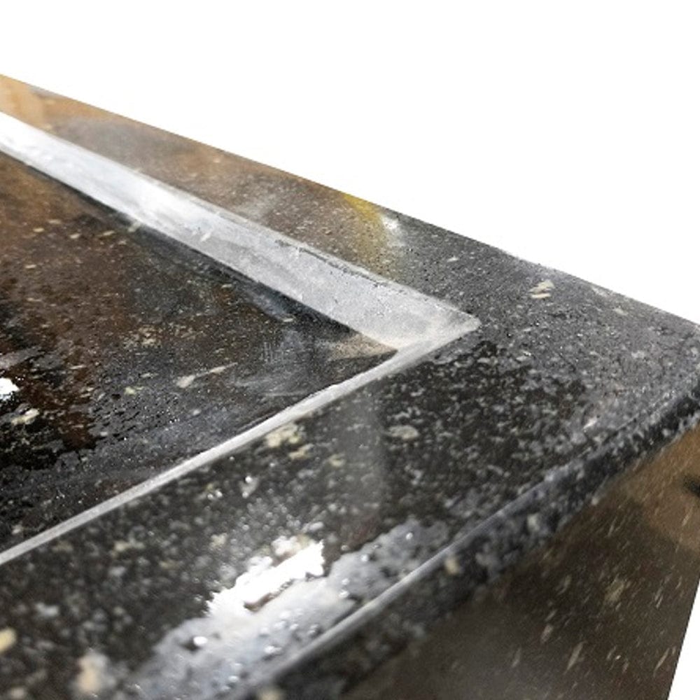 Yoshida Square Stone Fountain Polished Sides - Outdoorartpross
