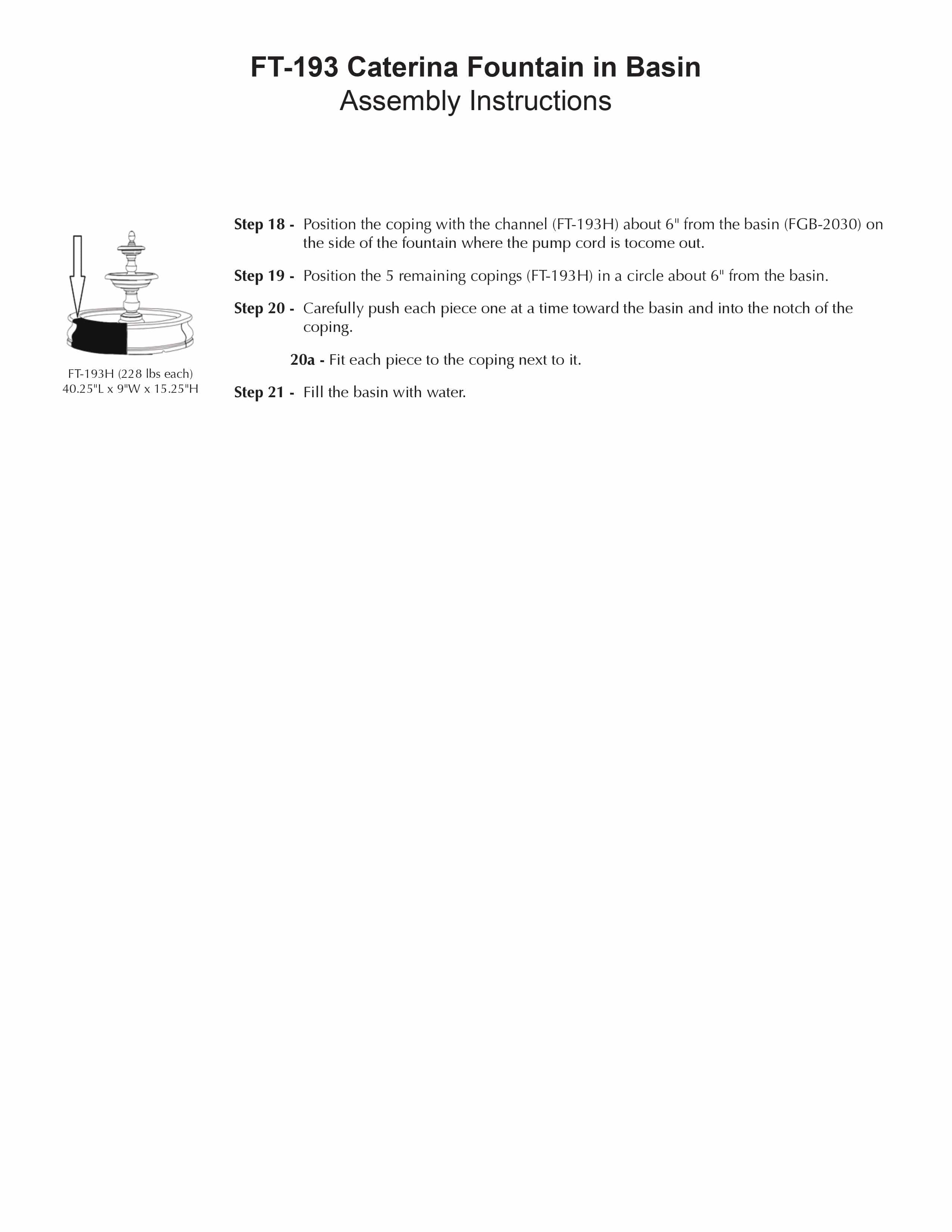 Caterina Outdoor Water Fountain in Basin - Outdoorartpross