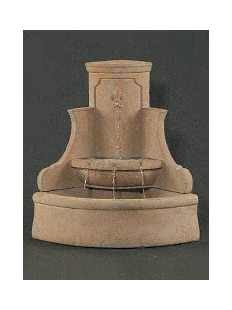 Iris Corner Wall Outdoor Fountain - Outdoorartpross