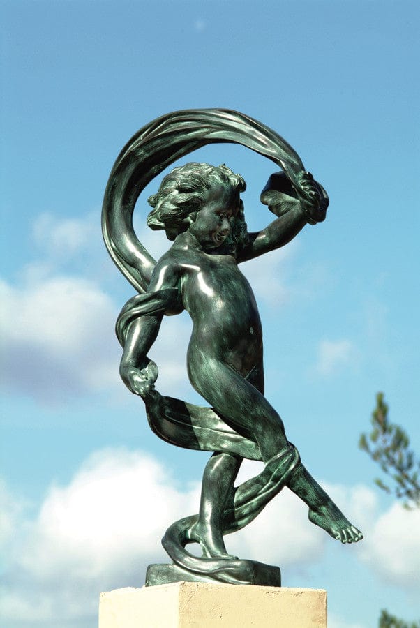 Brass Baron Dancing in the Wind Garden Statue - Brass Baron - Outdoorartpross