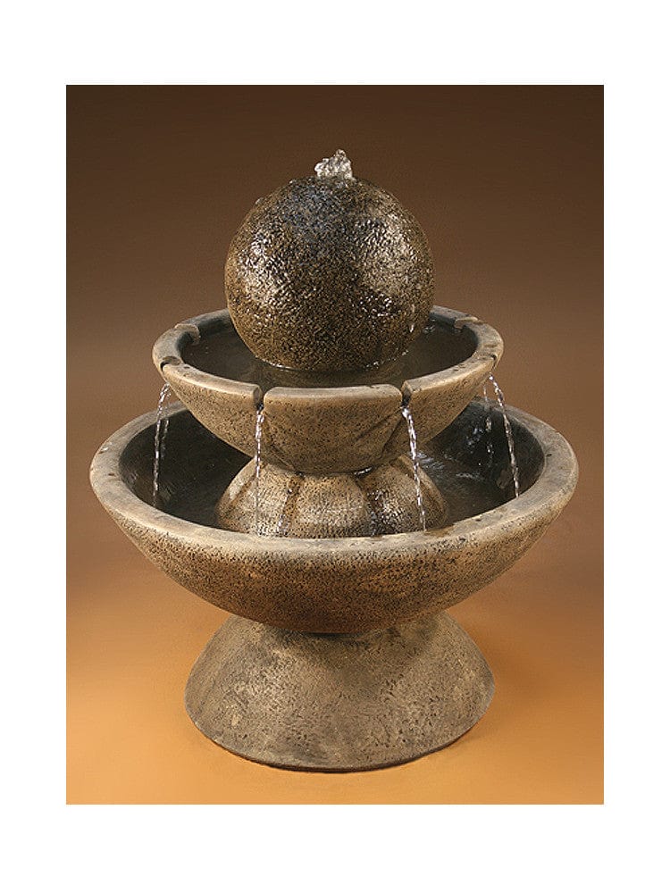 Zen Tiered Garden Fountain - Short - Outdoorartpross