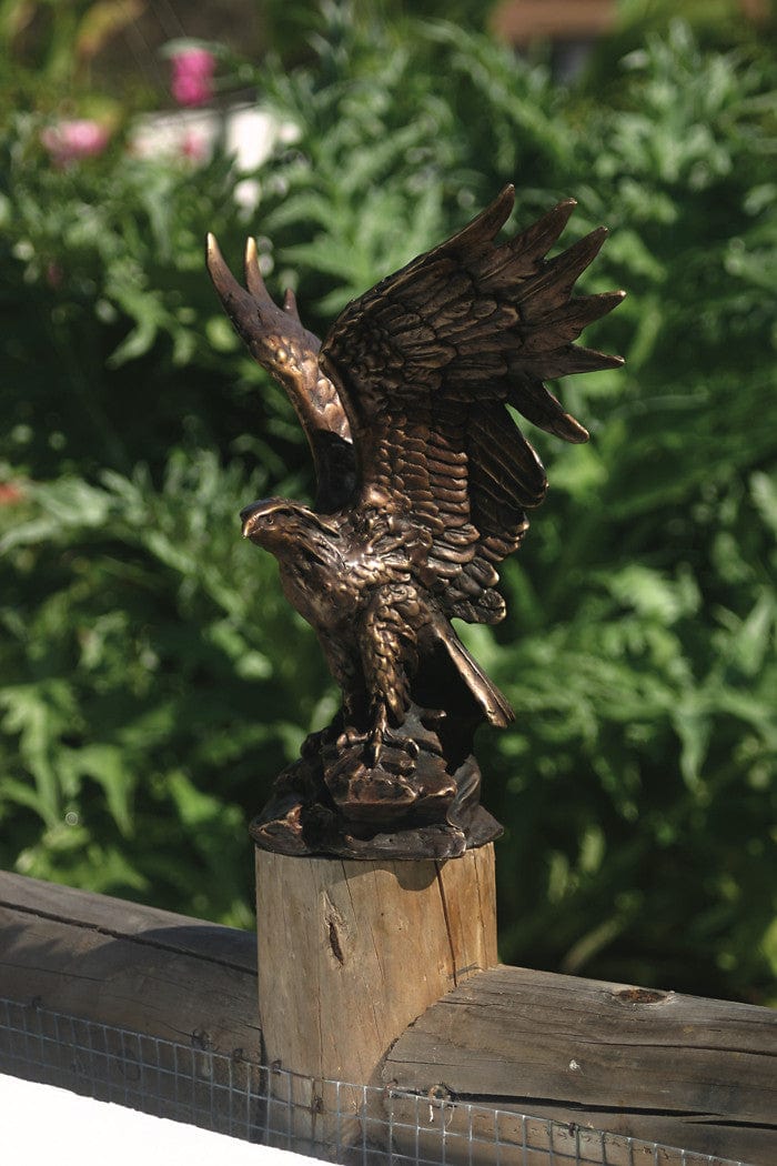 Brass Baron Eagle Outdoor Statue - Brass Baron - Outdoorartpross