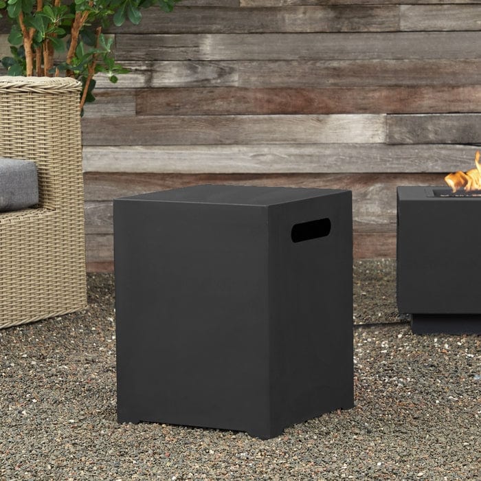 Black Propane Tank Cover  - Outdoorartpross