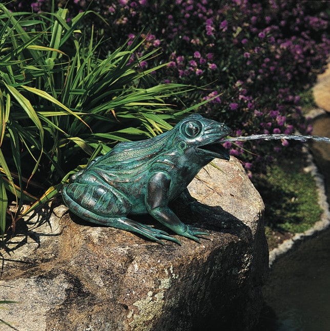 Brass Baron Happy Frog Garden Accent - Brass Baron - Outdoorartpross