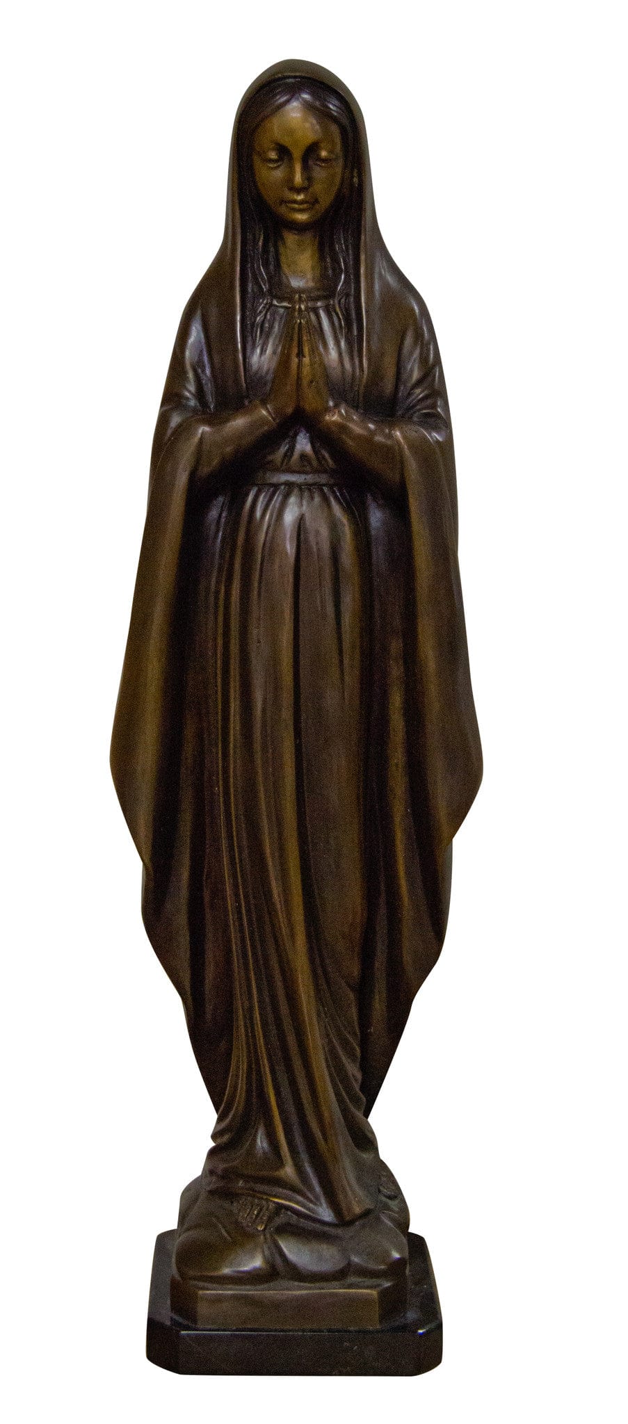 Brass Baron Mary Praying Garden Statue - Brass Baron - Outdoorartpross