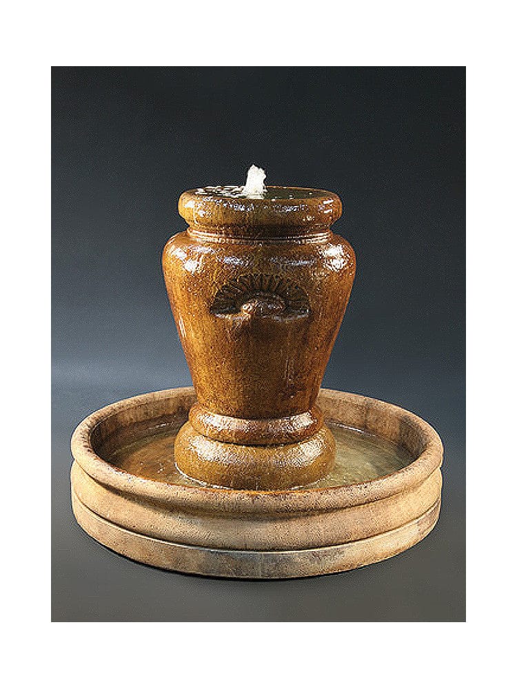 Jardine Outdoor Water Fountain with 46" Basin - Outdoorartpross