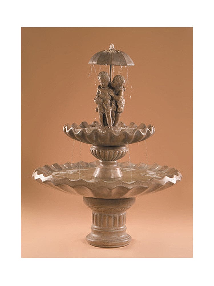 Sweetheart 2-Tier Garden Water Fountain - Outdoorartpross