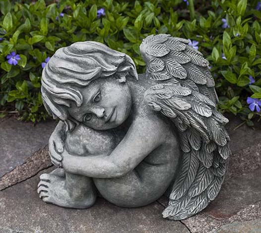 Evangeline Cast Stone Statue - Outdoorartpross