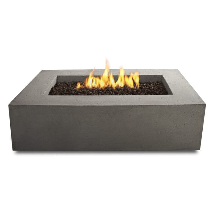 Baltic Rectangle Natural Gas Table - Glacier Gray Finish - Outdoorartpross