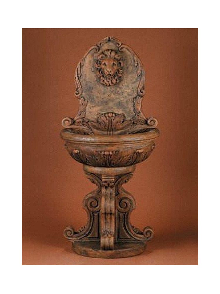 Classic Lion Wall Water Fountain - Outdoorartpross