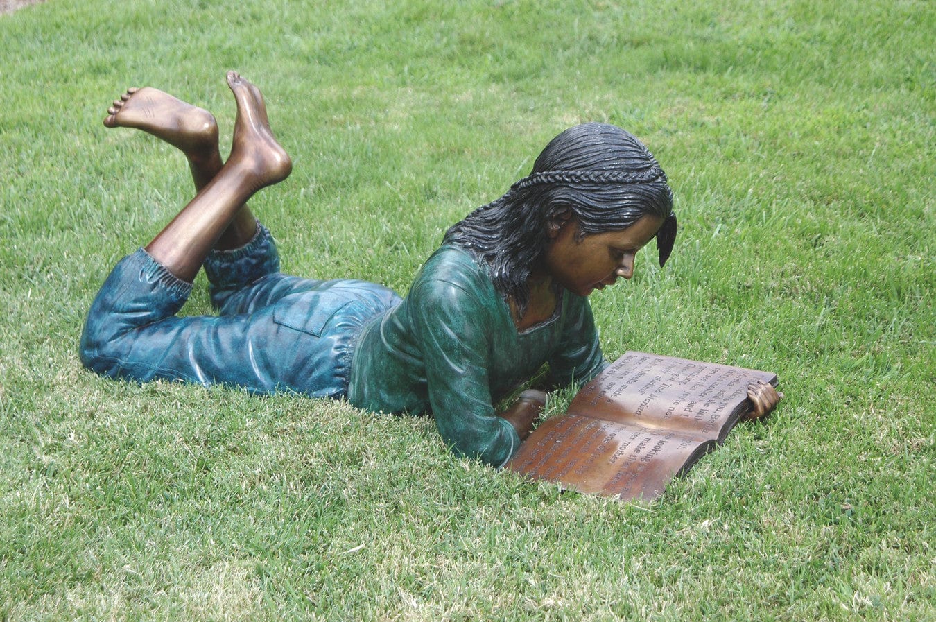 Brass Baron Dorothy Bronze Outdoor Sculpture - Brass Baron - Outdoorartpross