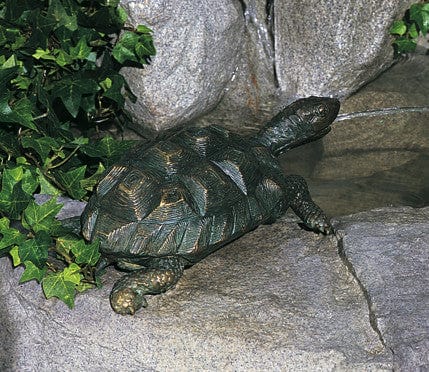 Brass Baron Medium Turtle Fountain - Brass Baron - Outdoorartpross