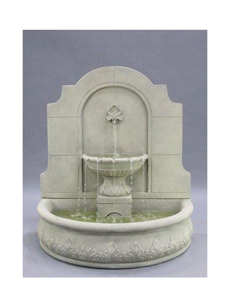 Provincial Cast Stone Wall Outdoor Fountain - Outdoorartpross
