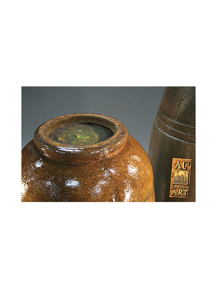 Santiago Urn Cast Stone Garden Fountain - Outdoorartpross