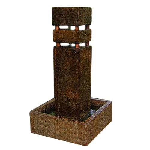 Monolith Column Garden Fountain - Outdoorartpross