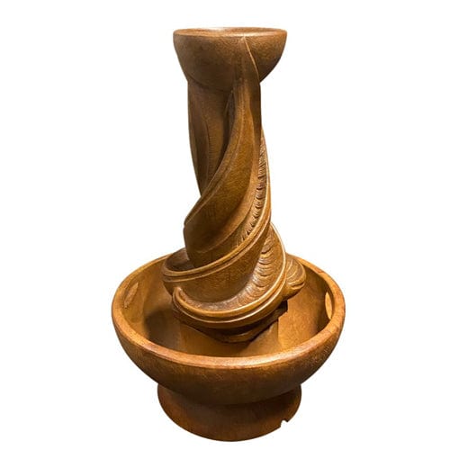 Spiral Garden Fountain - Outdoorartpross
