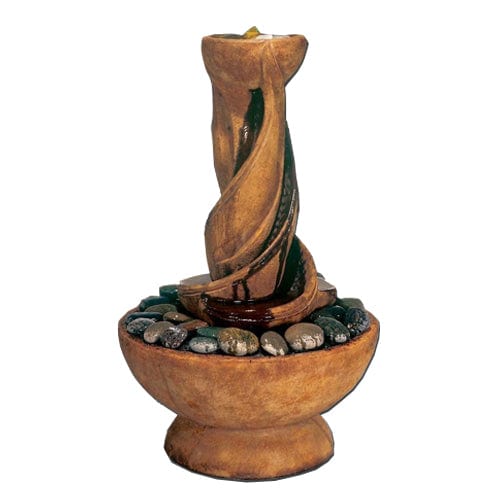 Spiral Garden Fountain - Outdoorartpross