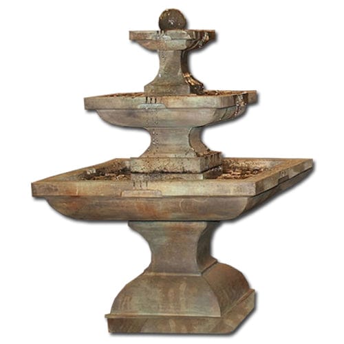 Tall Equinox Tiered Outdoor Fountain - Outdoorartpross