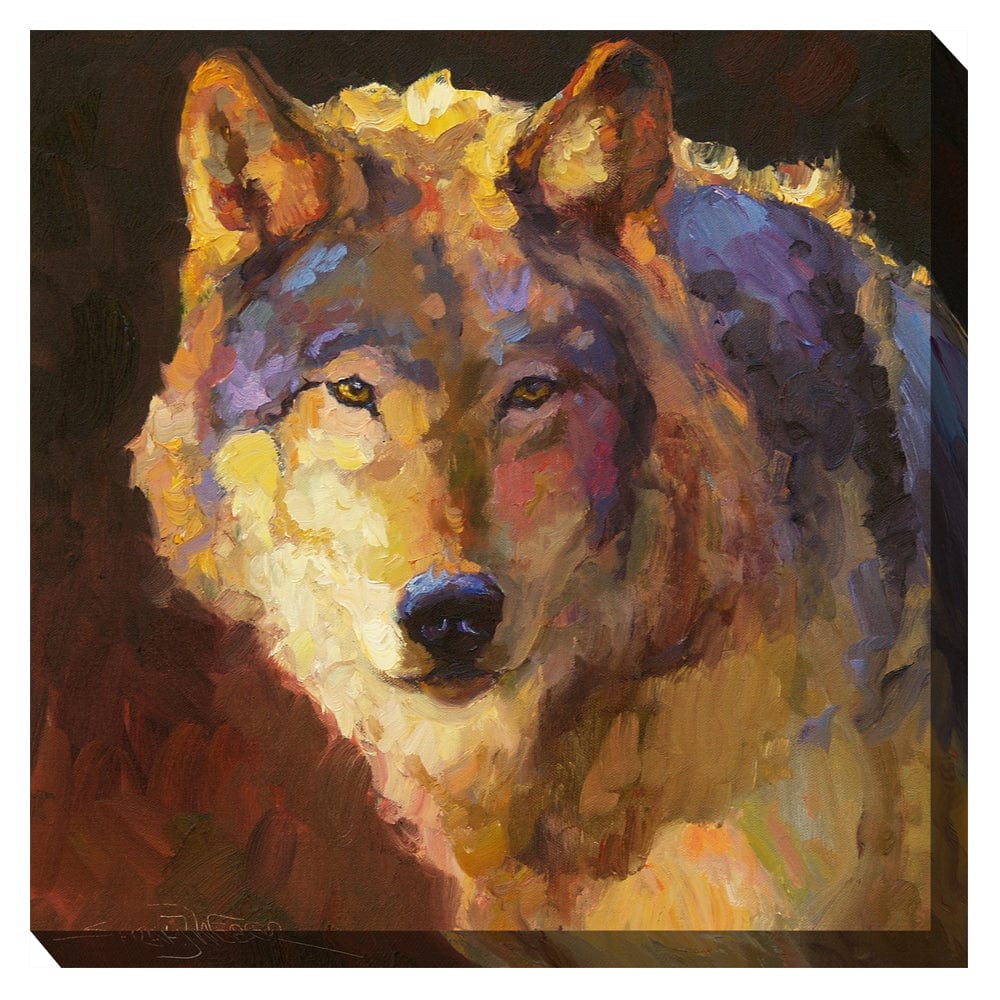 Amadeus Wolf Outdoor Canvas Art - Outdoorartpross