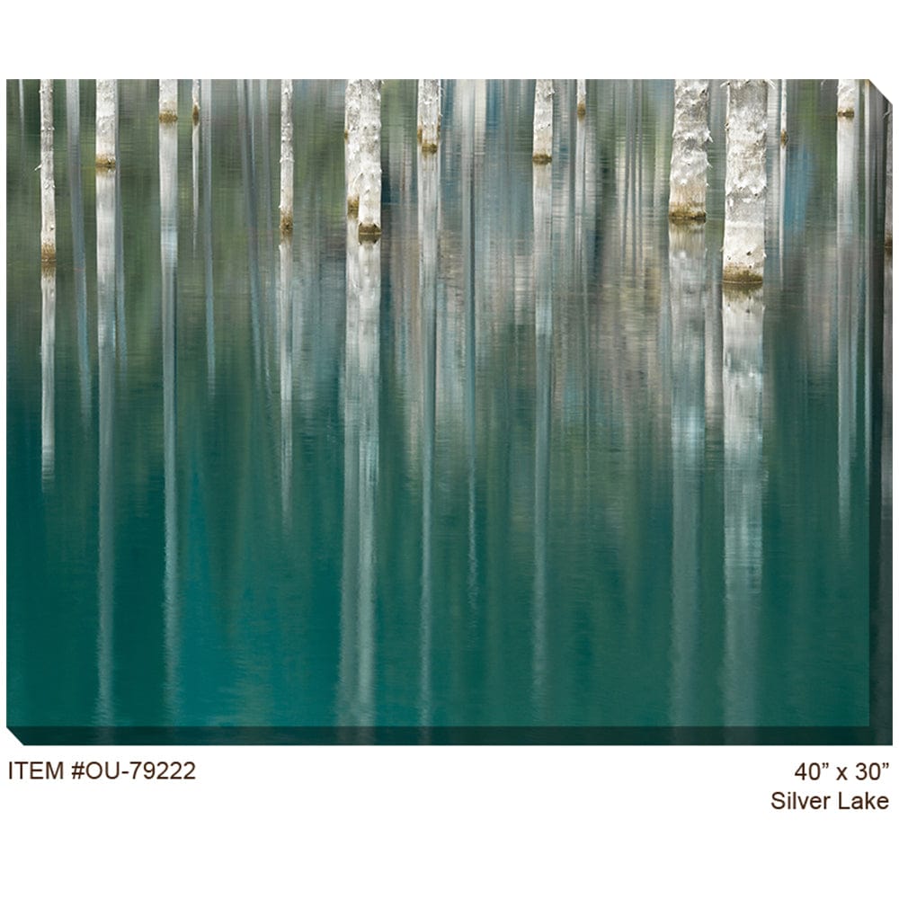 Silver Lake Outdoor Canvas Art - Outdoorartpross