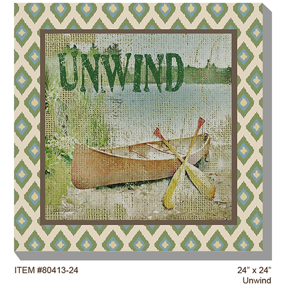 Unwind Outdoor Canvas Art - Outdoorartpross