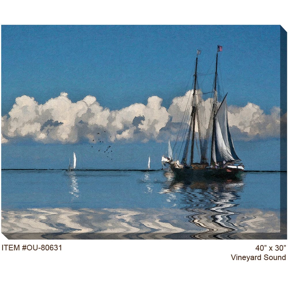 Vineyard Sound Outdoor Canvas Art - Outdoorartpross