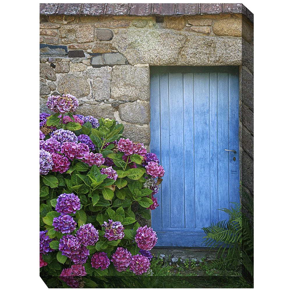 Indigo Entry Outdoor Canvas Art - Outdoorartpross