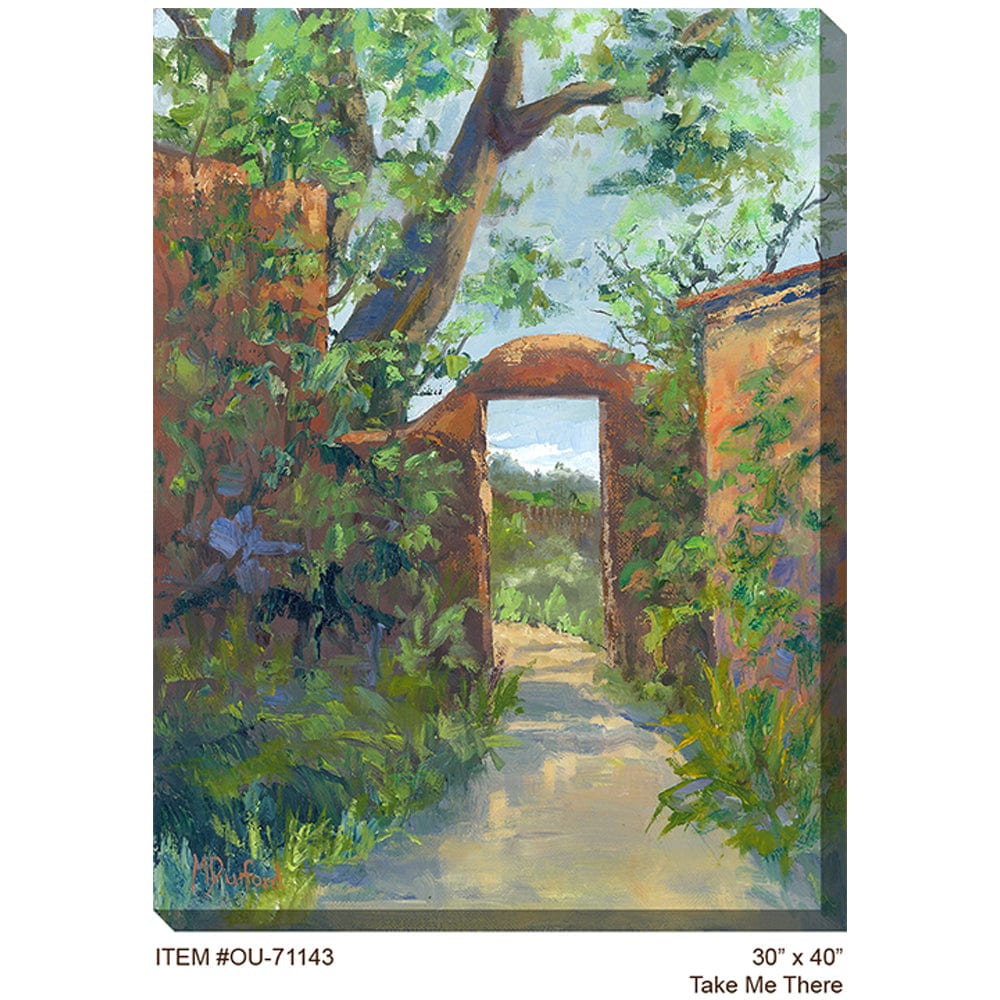 Take Me There Outdoor Canvas Art - Outdoorartpross