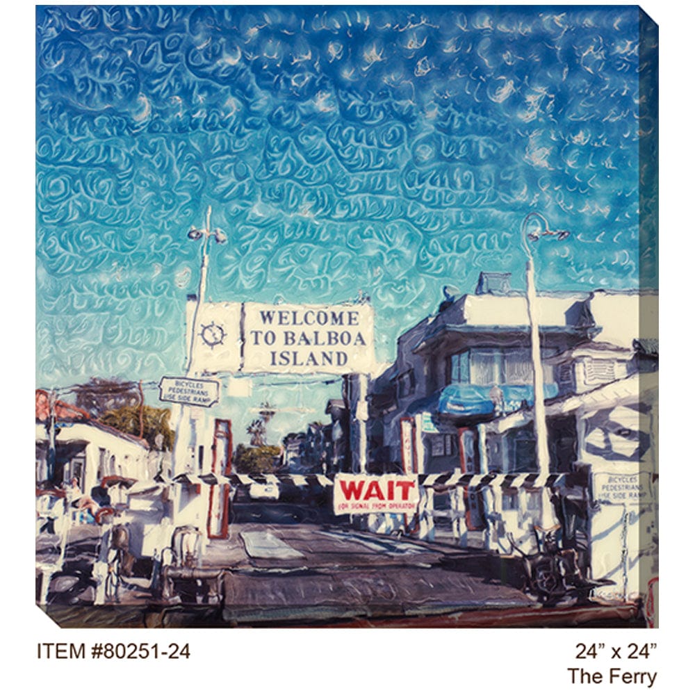 The Ferry Outdoor Canvas Art - Outdoorartpross