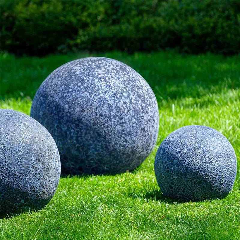 Angkor Spheres - Set of 3 in Angkor Blue | Garden Spheres - Outdoorartpross