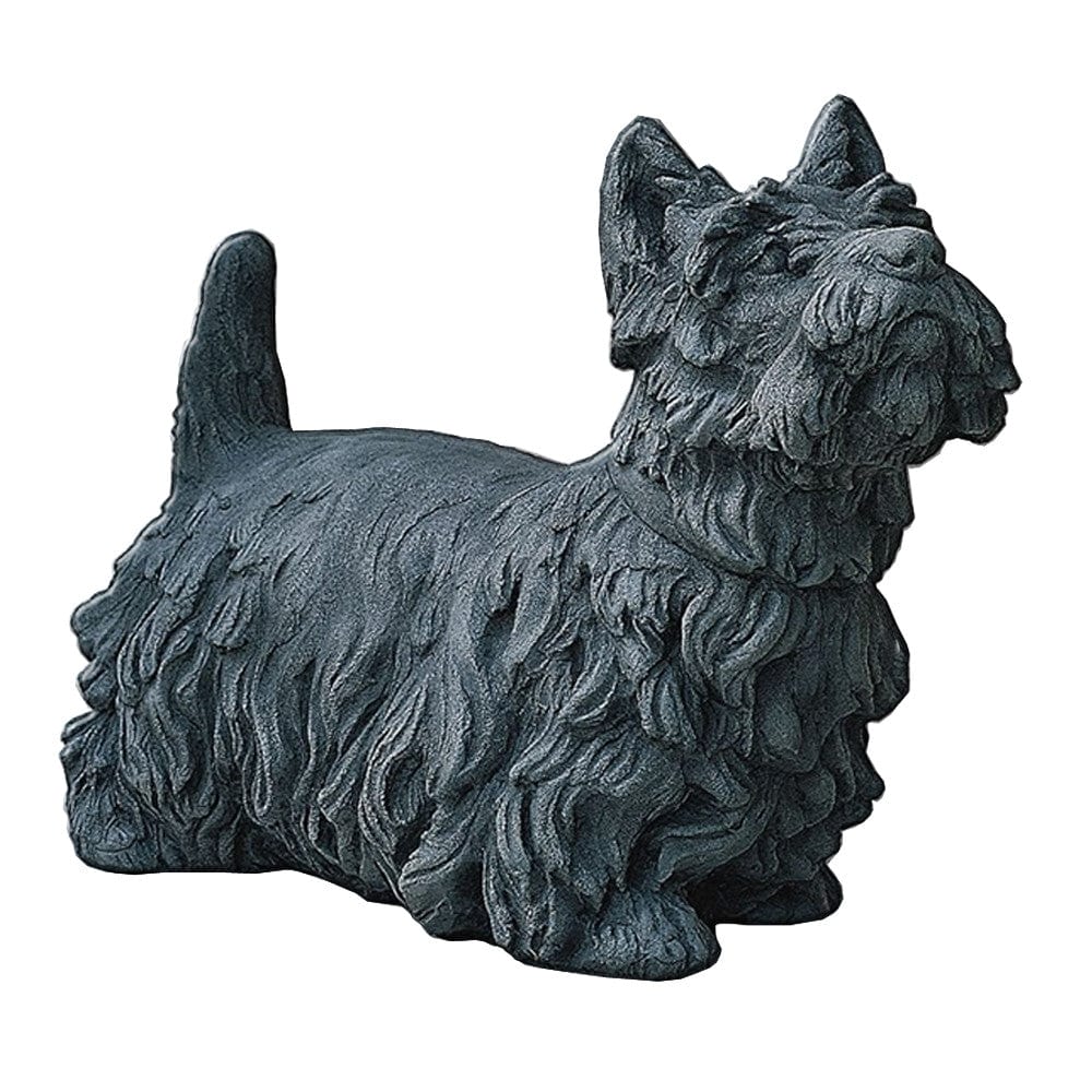 Angus Scotty Dog Cast Stone Garden Statue - Outdoorartpross
