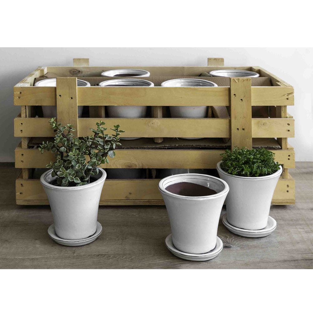Audrey Planter Crate Set of 16 in Linen White - Outdoorartpross