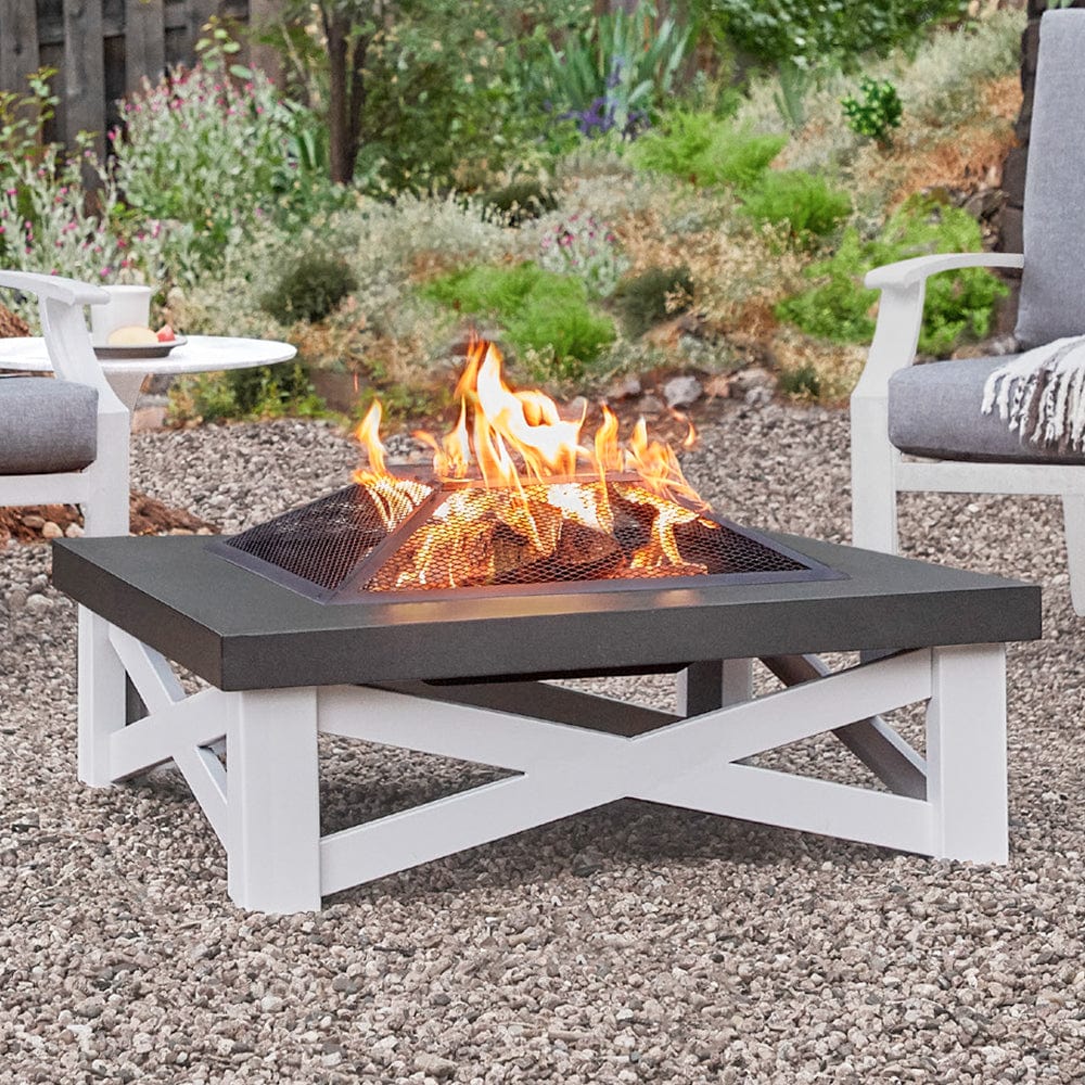 Austin Wood-Burning Fire Table - Outdoorartpross