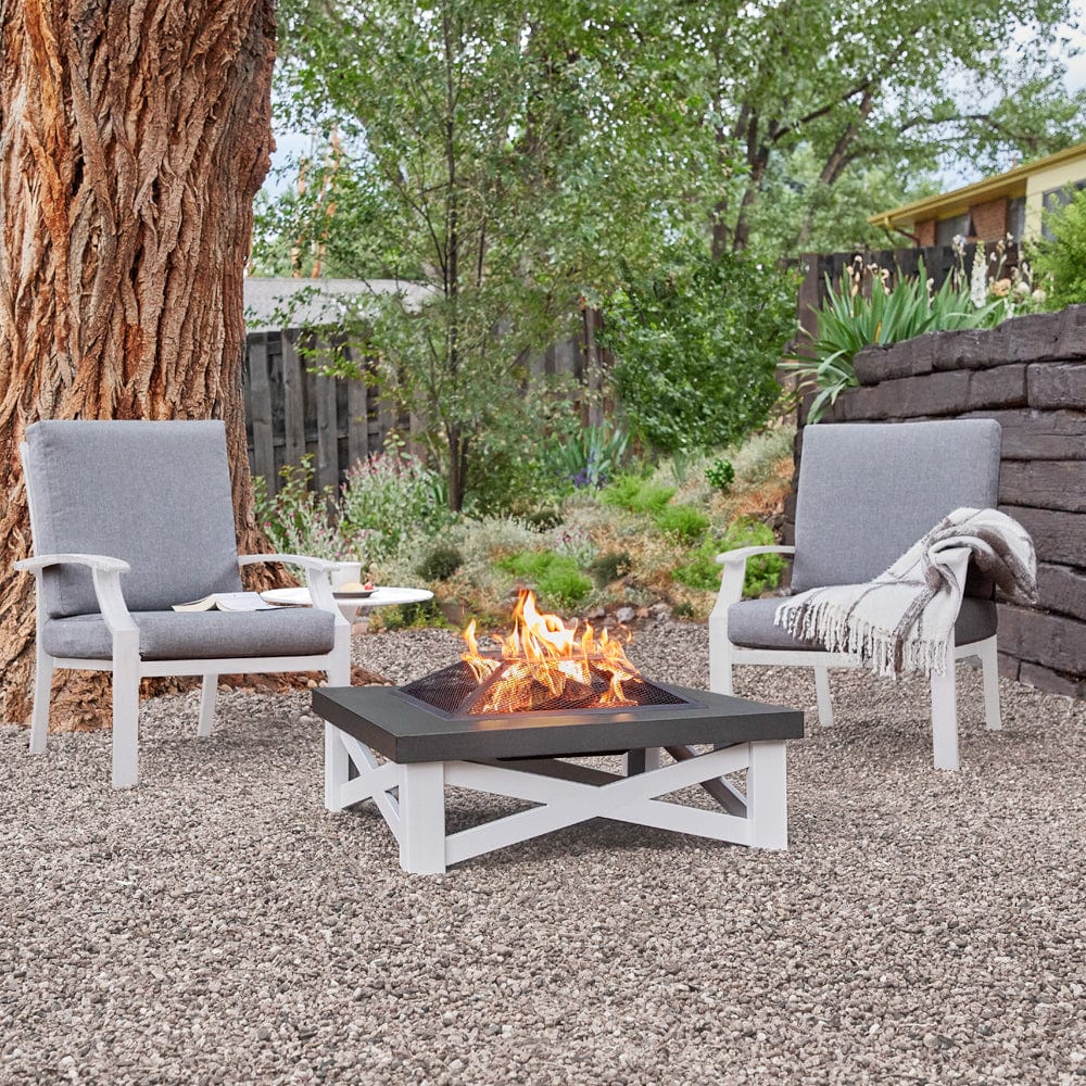 Austin Wood-Burning Fire Table - Outdoorartpross
