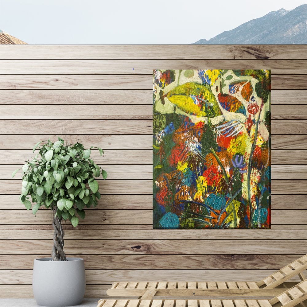 Bawdy Botanicals Outdoor Canvas Art - Outdoorartpross