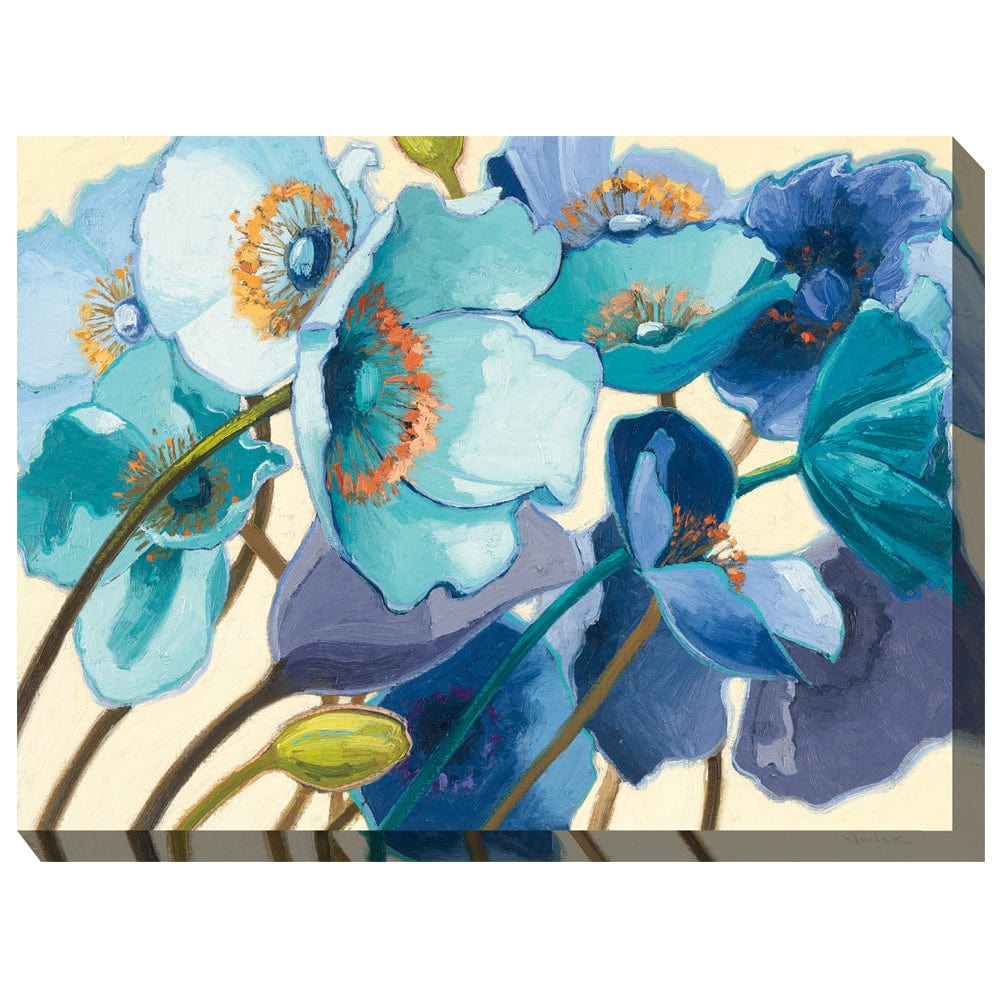 Breezy Blues Outdoor Canvas Art - Outdoorartpross