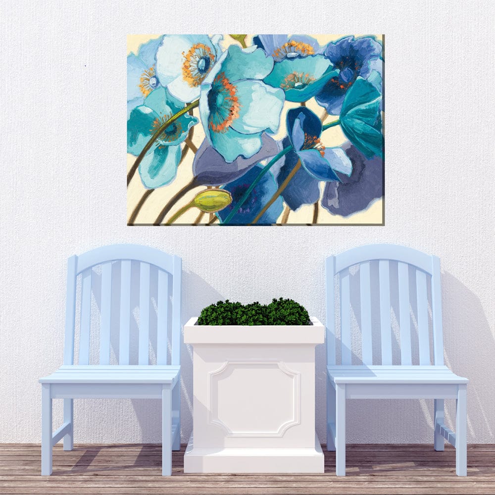 Breezy Blues Outdoor Canvas Art - Outdoorartpross