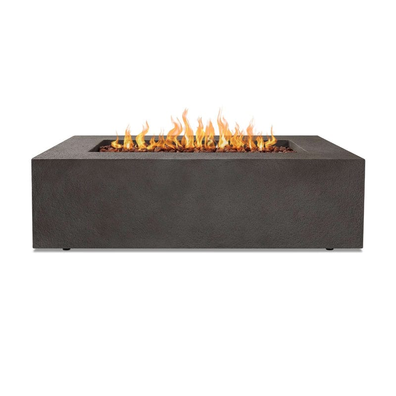Baltic Rectangle Natural Gas Table in Glacier Gray Finish - Outdoorartpross
