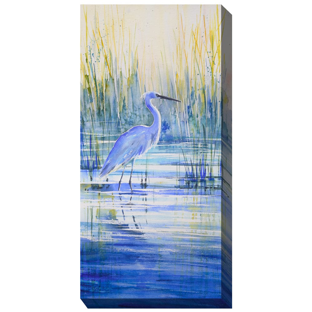 Blue Beauty Outdoor Canvas Art - Outdoorartpross