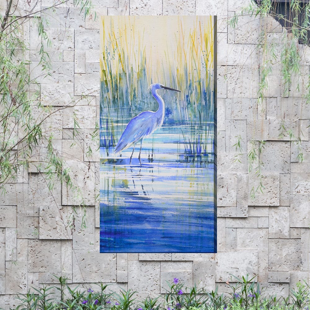 Blue Beauty Outdoor Canvas Art - Outdoorartpross