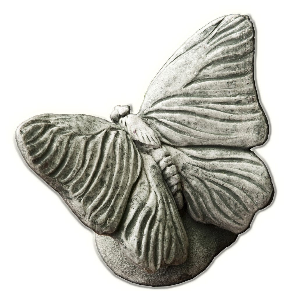 Butterfly Cast Stone Garden Statue - Outdoorartpross